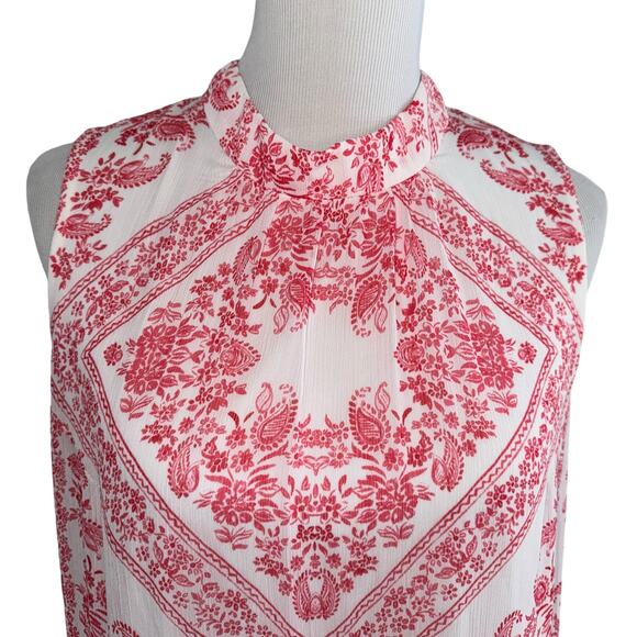 Calvin Klein Bandana Print Swing Regatta Dress Sz 14 NWOT - Picture 3 of 9